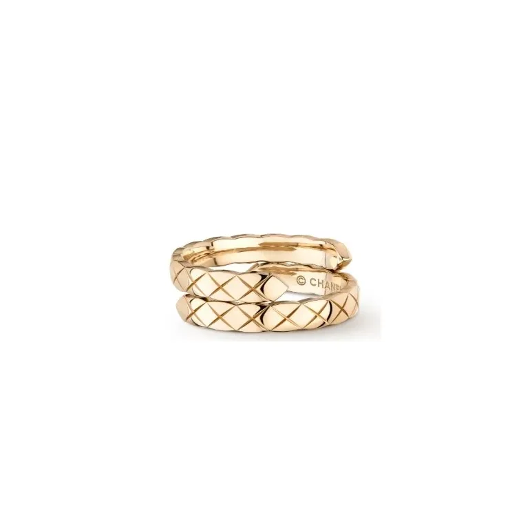 Chanel Coco Crush Toi Et Moi Ring Beige Gold Chanel Coco Crush Toi Et Moi Ring Beige Gold