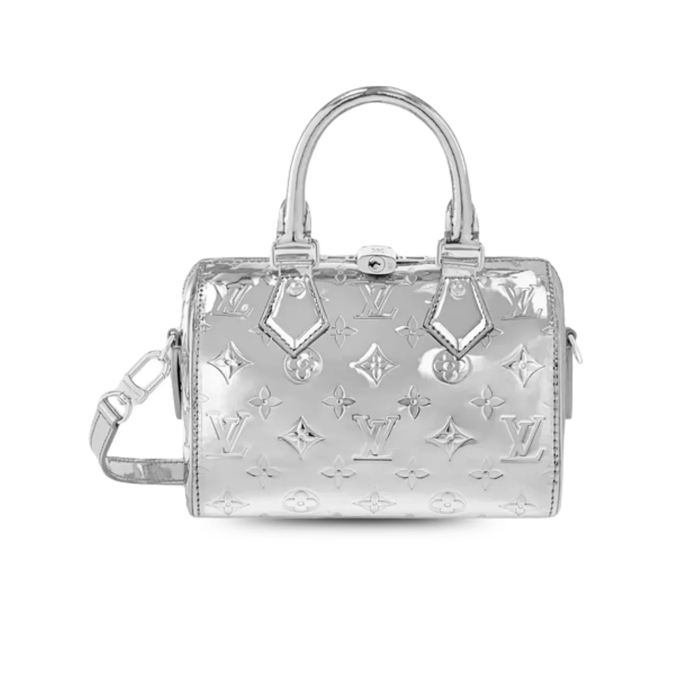 Louis Vuitton Speedy Bandouliere 20 Top Handle Bag / Silver, Silver Hardware Louis Vuitton Speedy Bandouliere 20 Top Handle Bag / Silver, Silver Hardware