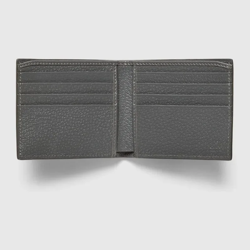 Gucci Grey Interior Bi in Fold Wallet Grey / Gucci Grey Interior Bi in Fold Wallet Grey /