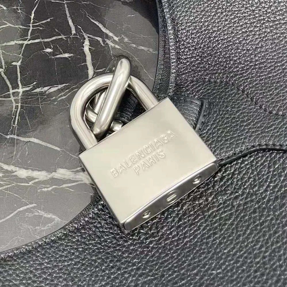 Balenciaga Locker Medium North-South Hobo Bag in Black for Women