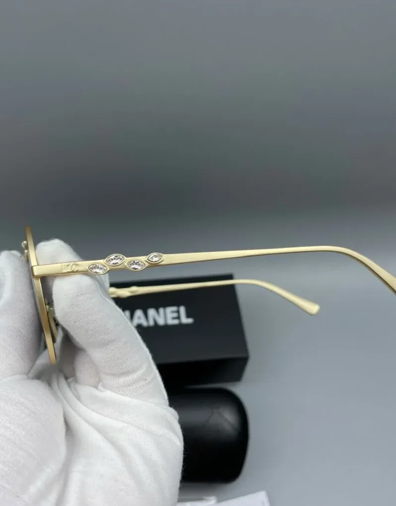 Chanel Pilot Sunglasses Gold Chanel Pilot Sunglasses Gold