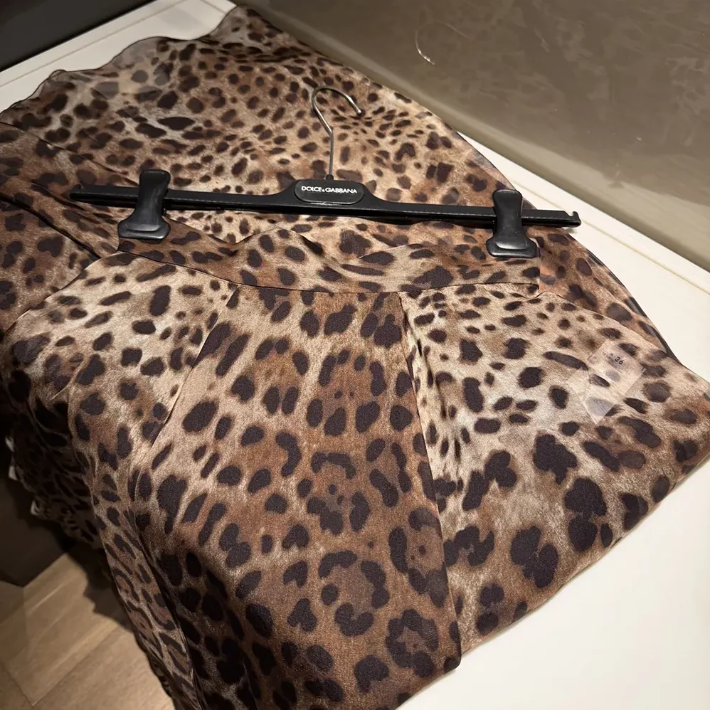 Dolce Gabbana D&G Leopard for Women in Print Chiffon Circle Skirt
