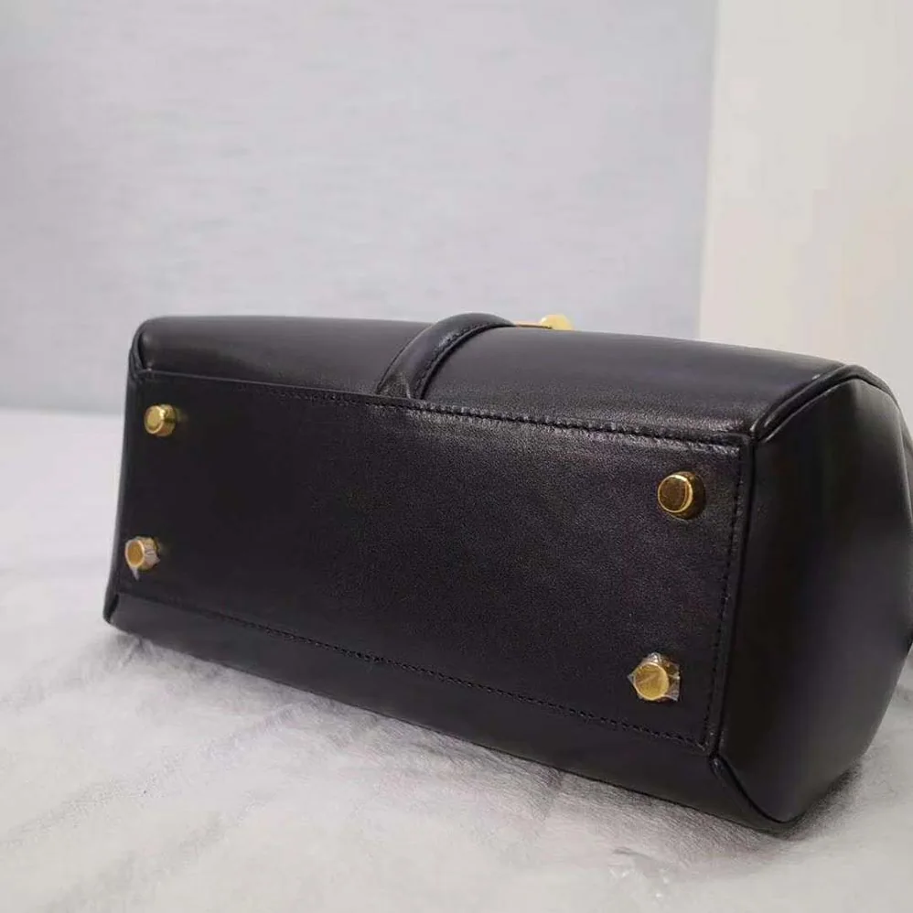 Celine Small 16 Bag in Satinated Calfskin for Women in Black