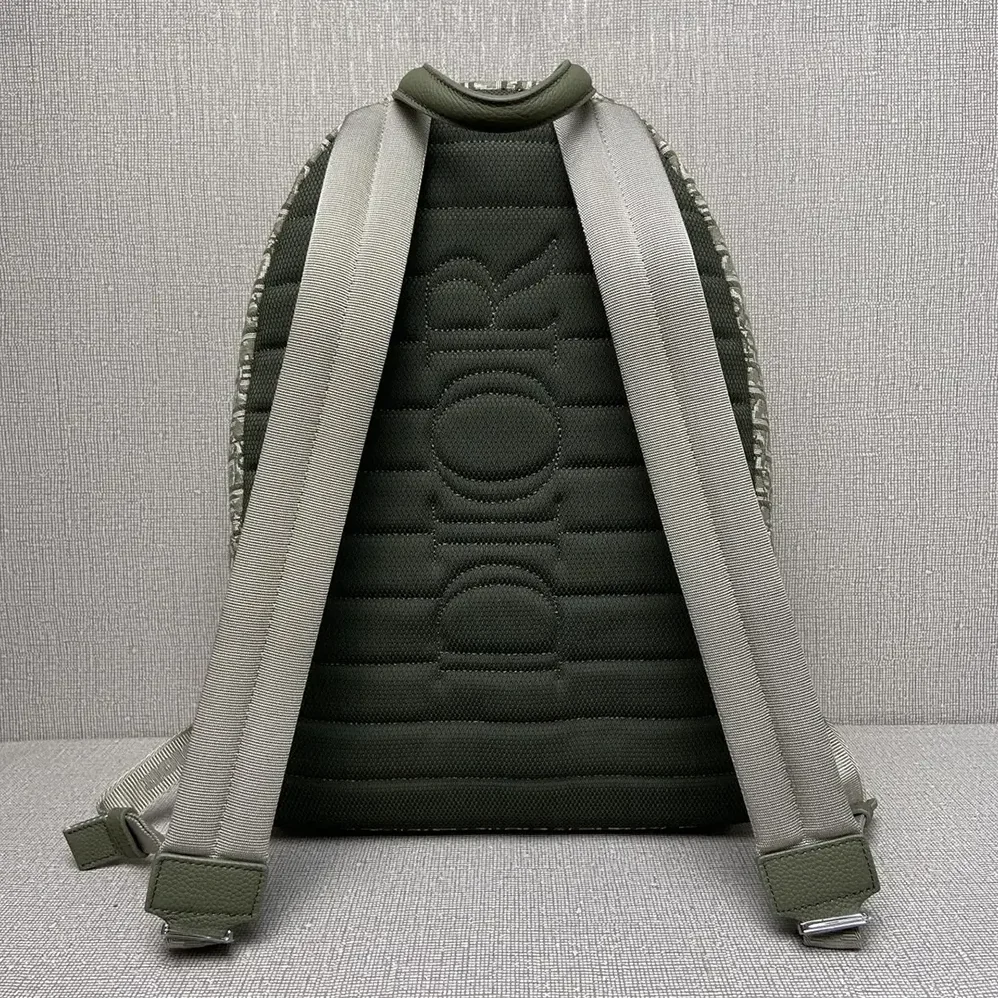 Dior Rider Backpack Khaki Dior Oblique Jacquard for Men Dior Rider Backpack Khaki Dior Oblique Jacquard for Men