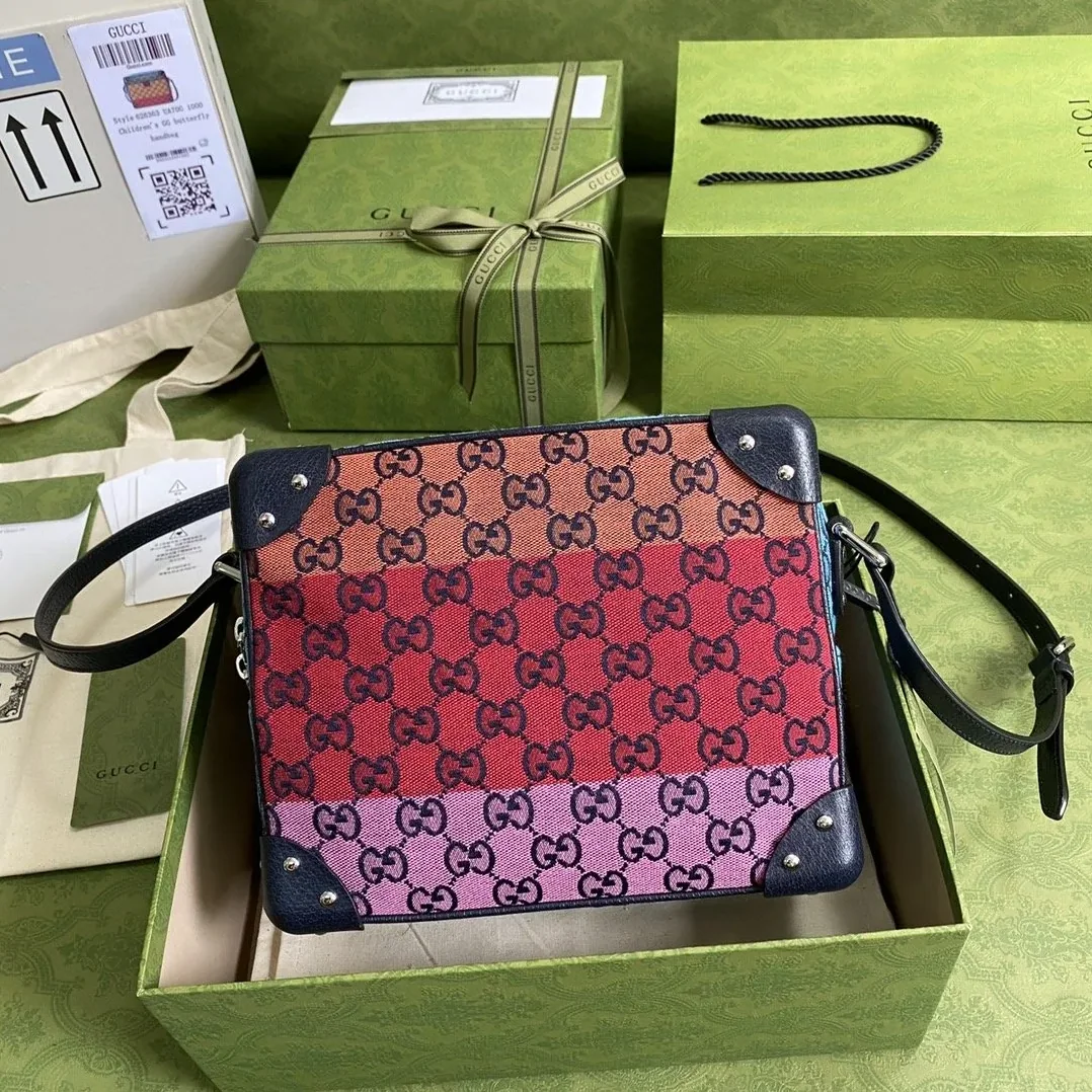 Gucci GG Multicolor Shoulder Bag In GG Multicolor Canvas / Gucci GG Multicolor Shoulder Bag In GG Multicolor Canvas /