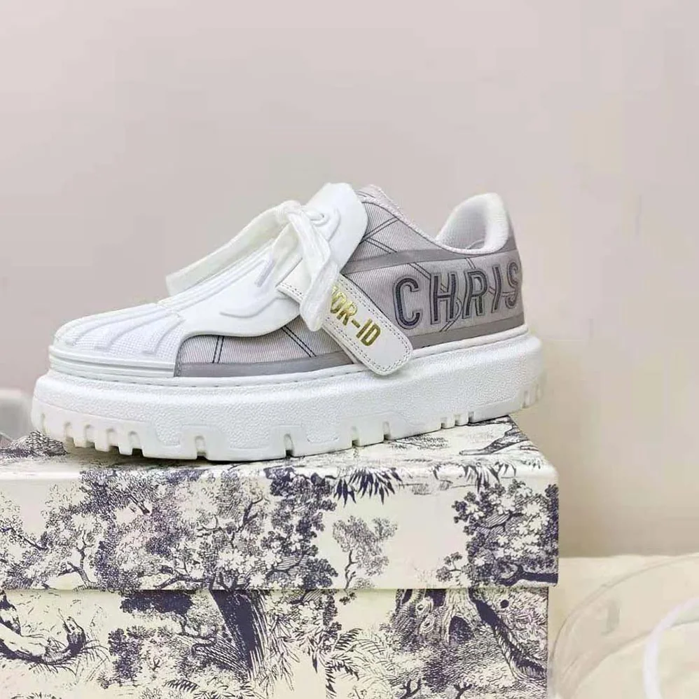 Dior Dior-id Sneaker Gray Reflective Technical Fabric for Women