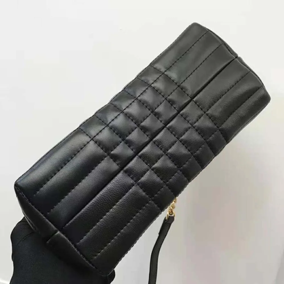 Burberry Small Quilted Lambskin Soft Lola Bag for Women in Black Burberry Small Quilted Lambskin Soft Lola Bag for Women in Black