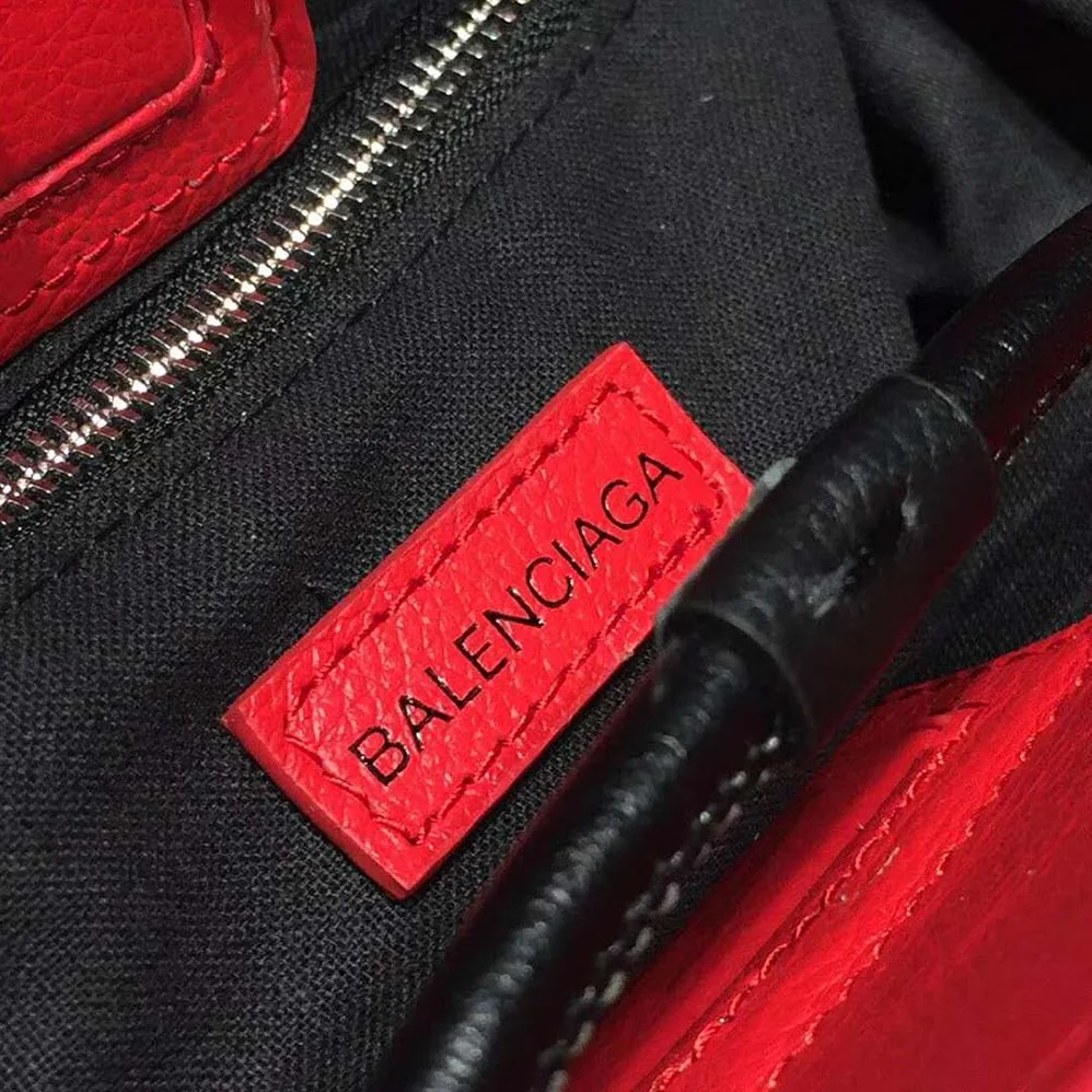 Balenciaga Shooping Tote XXS Small Natural Grain Calfskin for Women in Red