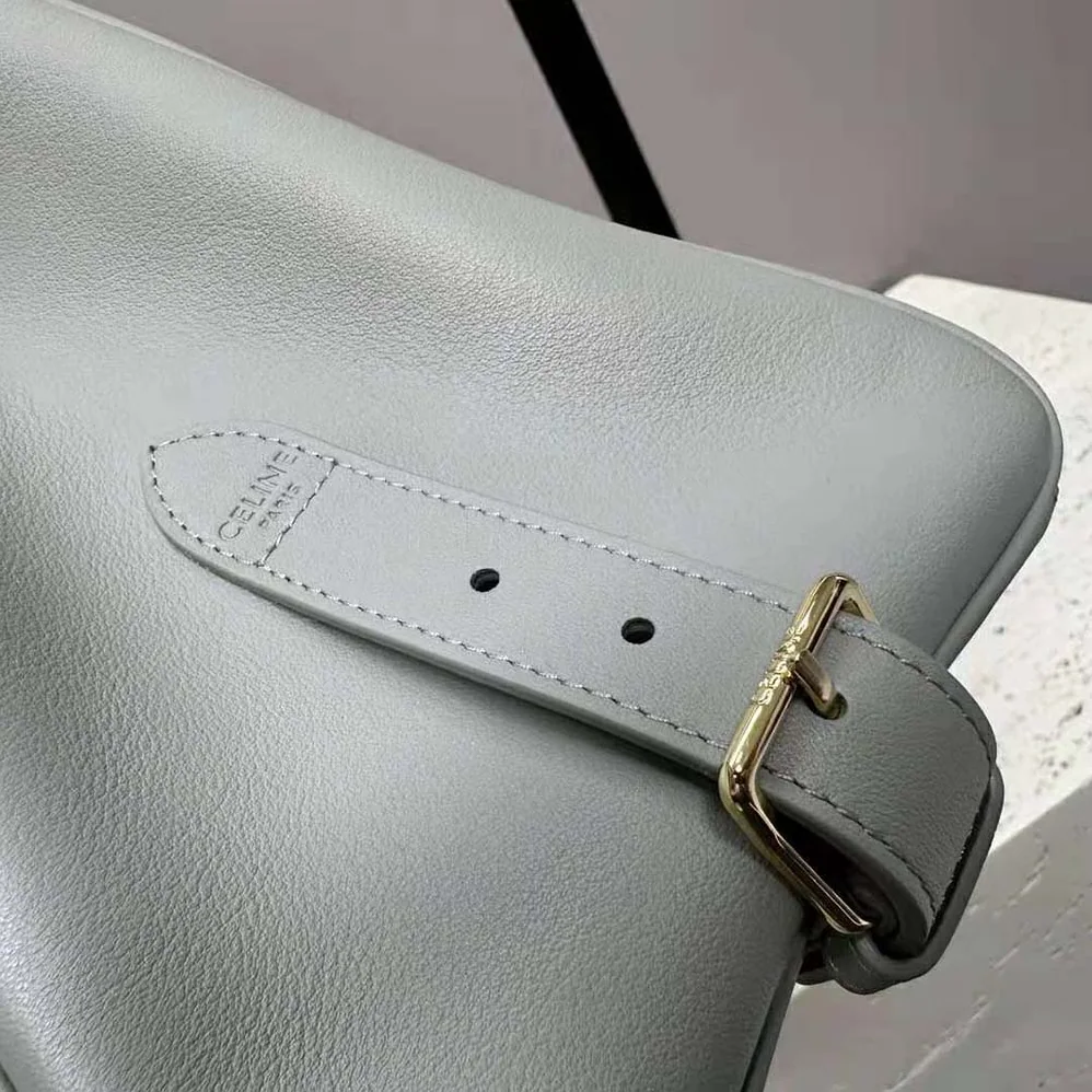 Celine Medium Appoline Bag in Supple Calfskin for Women in Gray Celine Medium Appoline Bag in Supple Calfskin for Women in Gray