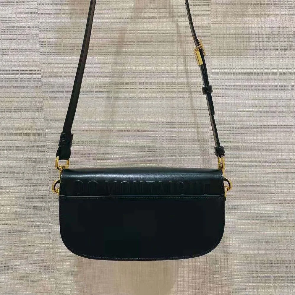 Dior Dior Bobby East-West Bag Black Box Calfskin for Women