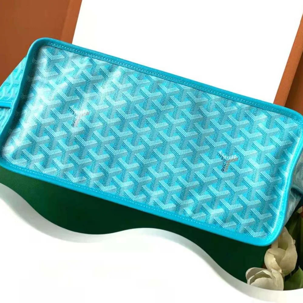 Goyard Anjou PM Seahorse Embroidery for Women in Blue Goyard Anjou PM Seahorse Embroidery for Women in Blue