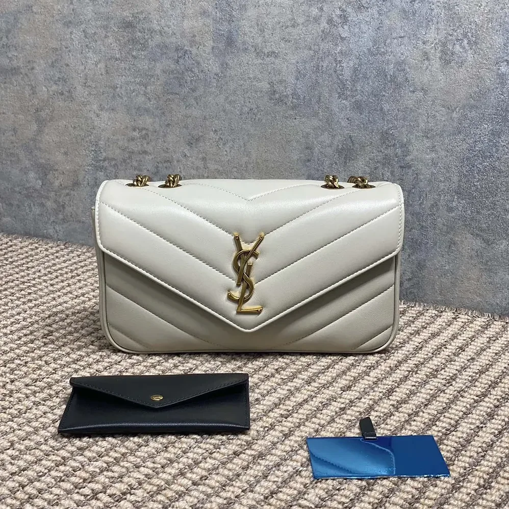 Saint Laurent YSL Loulou Small in Matelasse Lambskin for Women Saint Laurent YSL Loulou Small in Matelasse Lambskin for Women