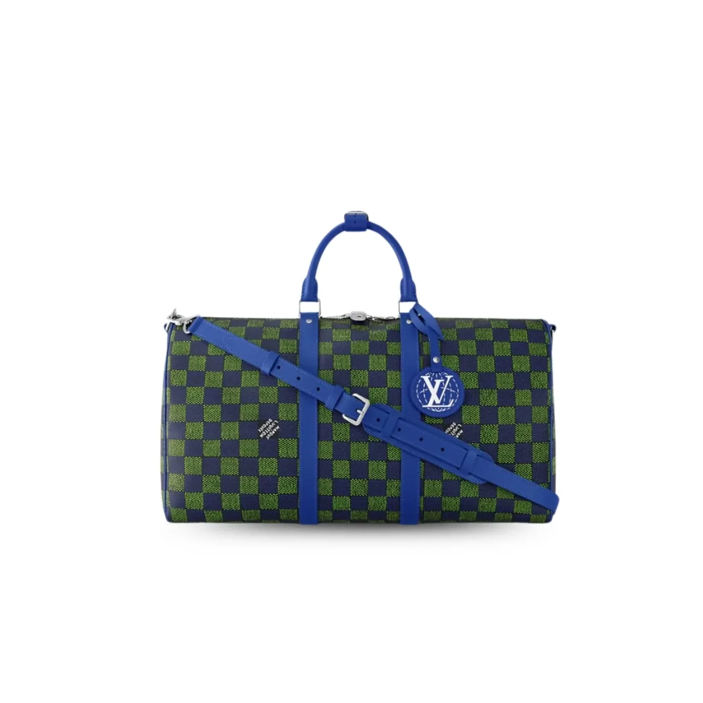 Louis Vuitton Keepall Bandoulière 50 Blue Green /