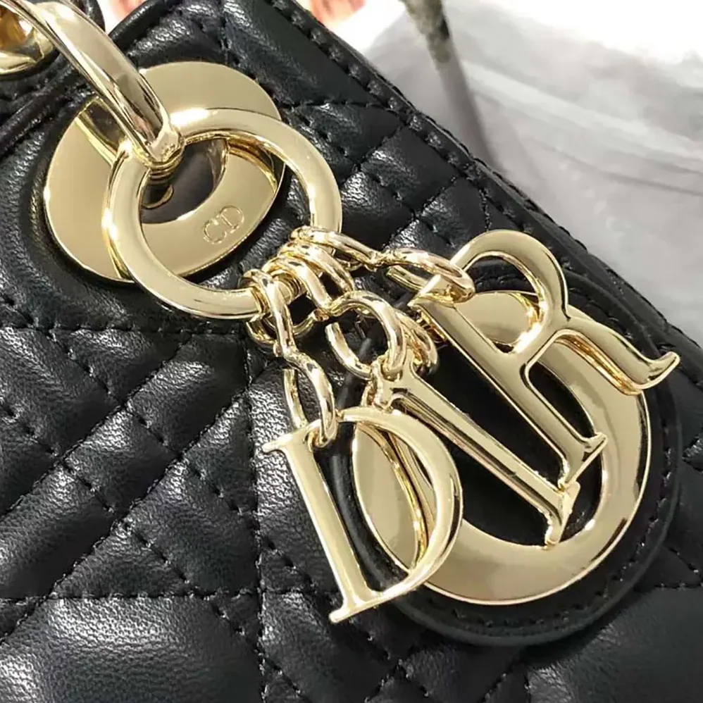 Dior Mini Lady Dior Bag Black Cannage Lambskin for Women Dior Mini Lady Dior Bag Black Cannage Lambskin for Women