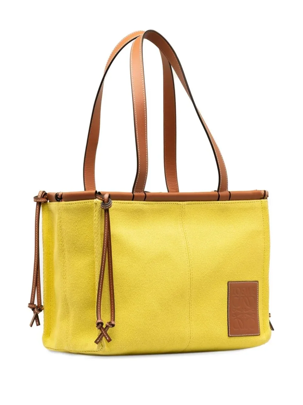 Loewe Paula's Ibiza Cushion Tote Bag Yellow 13.4 Inches/ 1RG0F7BJVYGAM1GR Loewe Paula's Ibiza Cushion Tote Bag Yellow 13.4 Inches/ 1RG0F7BJVYGAM1GR