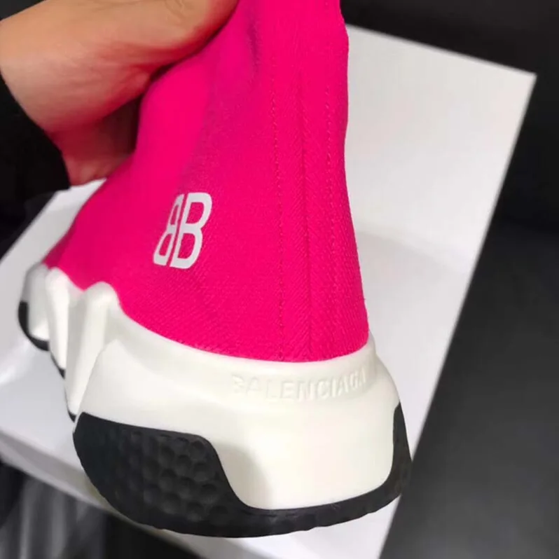 Balenciaga Speed Trainers Shoes Rose for Women Balenciaga Speed Trainers Shoes Rose for Women