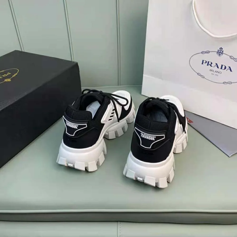 Prada Cloudbust Thunder Sneakers for Women in Black