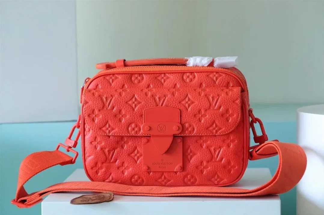 Louis Vuitton S Rock Messenger Taurillon Monogram Orange