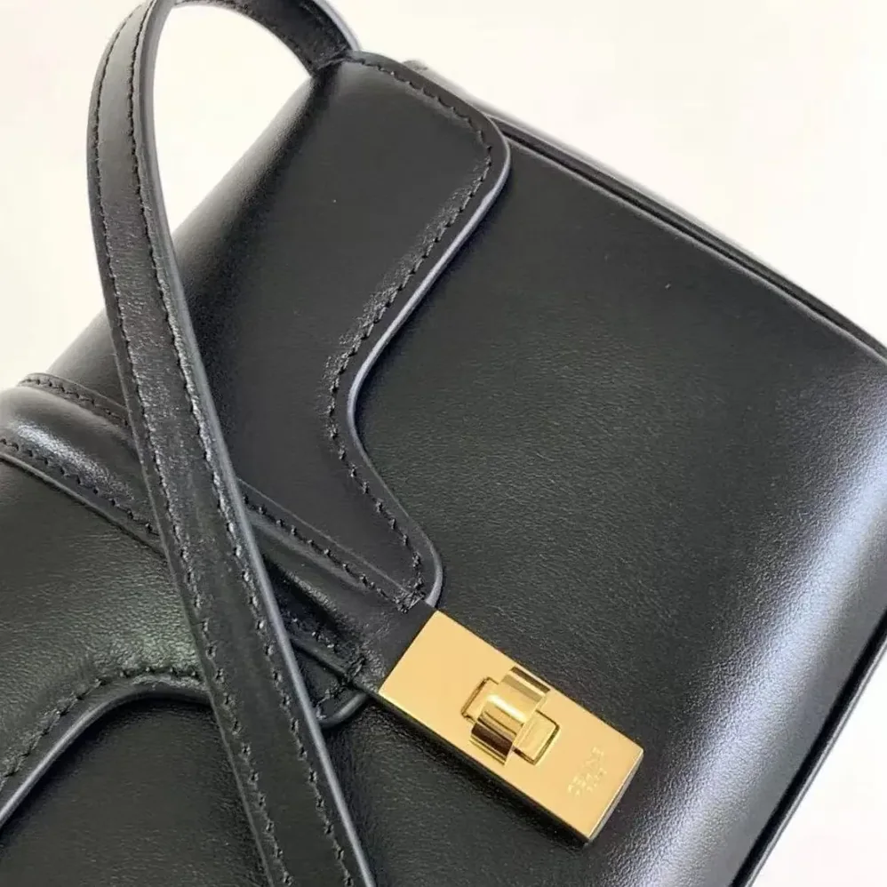 Celine Mini Soft 16 in Smooth Calfskin for Women in Black Celine Mini Soft 16 in Smooth Calfskin for Women in Black