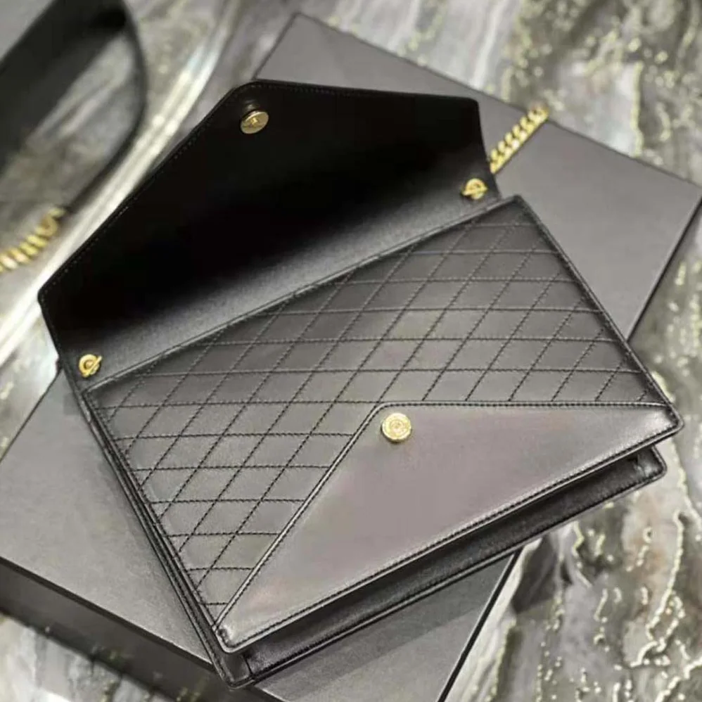 Saint Laurent YSL Chain Bag Gaby in Quilted Lambskin for Women Saint Laurent YSL Chain Bag Gaby in Quilted Lambskin for Women