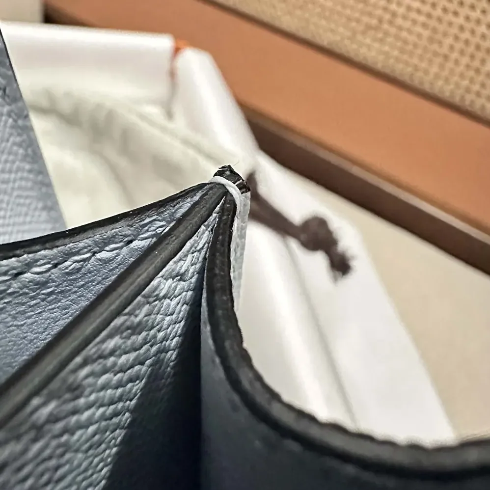 Hermes Constance 24 Bag Epsom Leather for Women in Light Blue/Silver