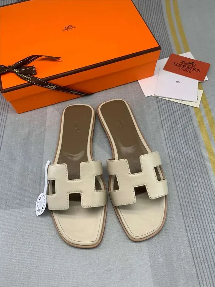 Hermes Oran Sandal Cream Hermes Oran Sandal Cream