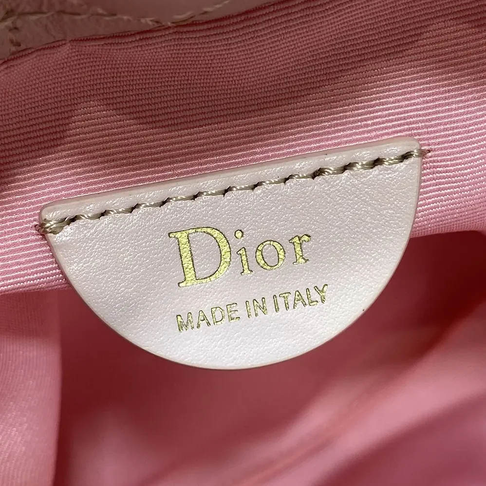 Dior Adiorable Mini Bucket Bag Soupir Pink Cannage Lambskin for Women Dior Adiorable Mini Bucket Bag Soupir Pink Cannage Lambskin for Women