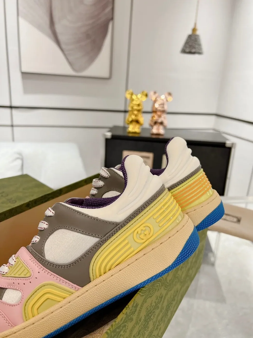 Gucci Basket Sneaker Pink Gucci Basket Sneaker Pink