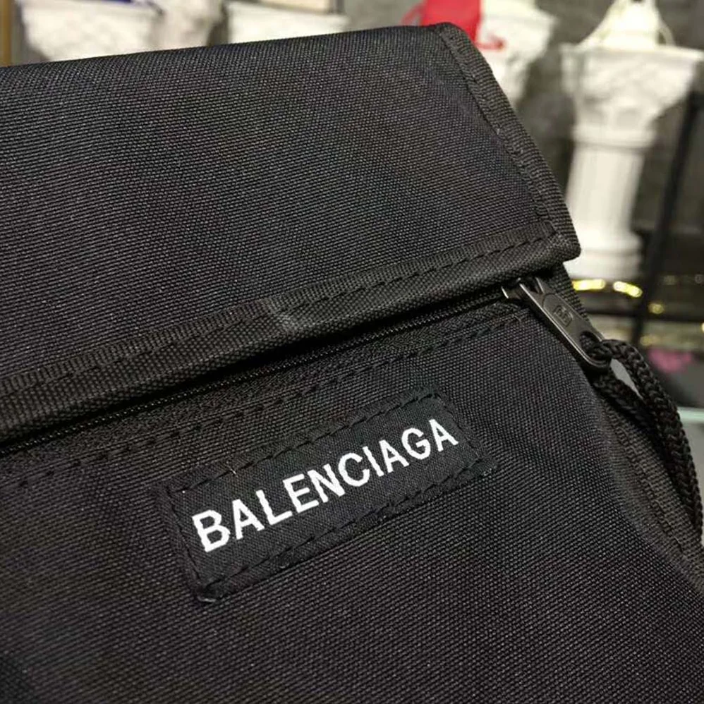 Balenciaga Explorer Pouch Strap for Men in Black Balenciaga Explorer Pouch Strap for Men in Black