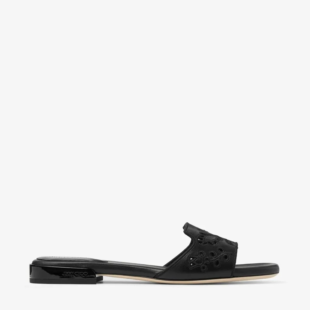 Jimmy Choo Ariane Flat Black ARIANEFLATDXA