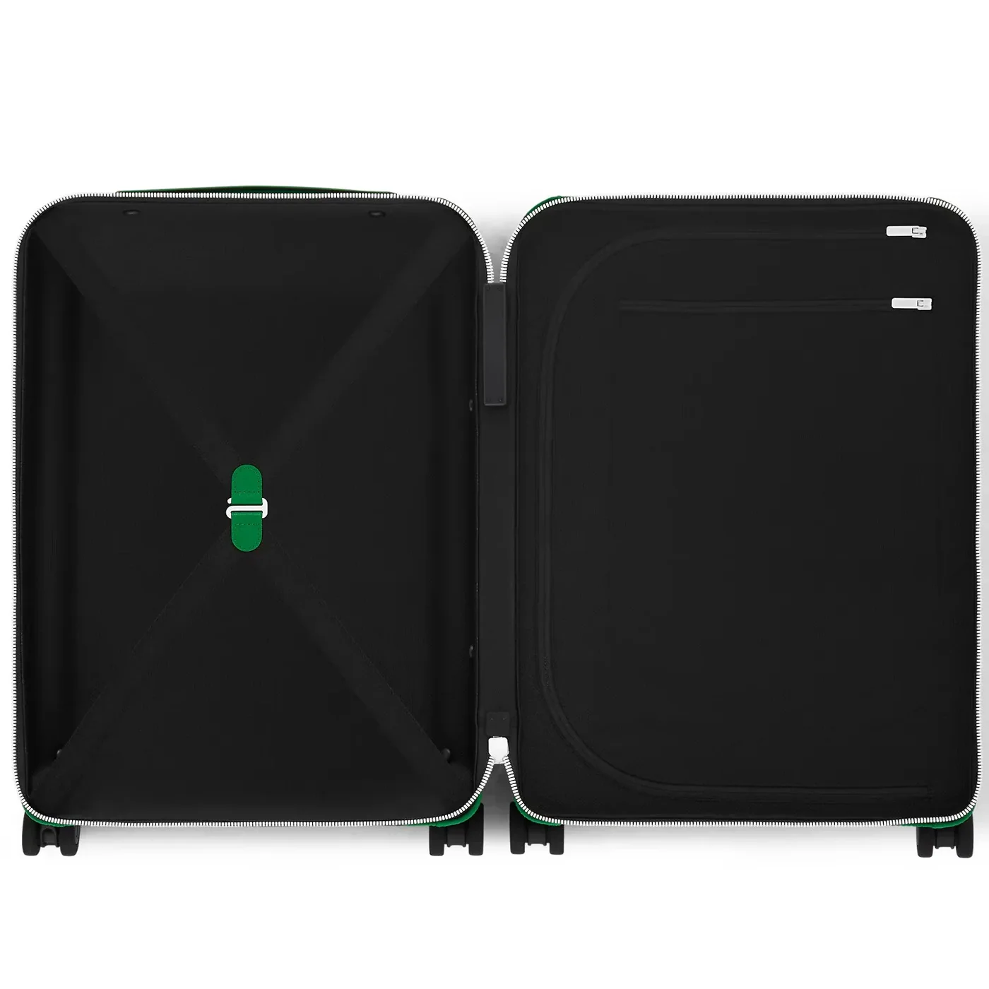 Louis Vuitton Horizon 55 Suitcase in Green Silver Hardware