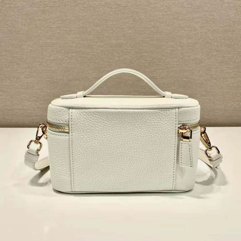 Prada Leather Mini-Bag for Women in White