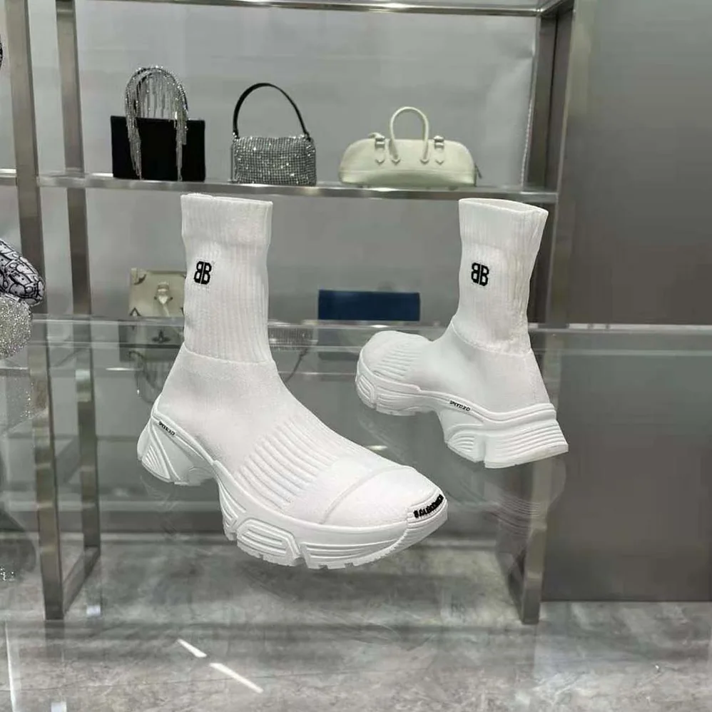Balenciaga Speed 3.0 Sneaker in White Recycled Knit for Women