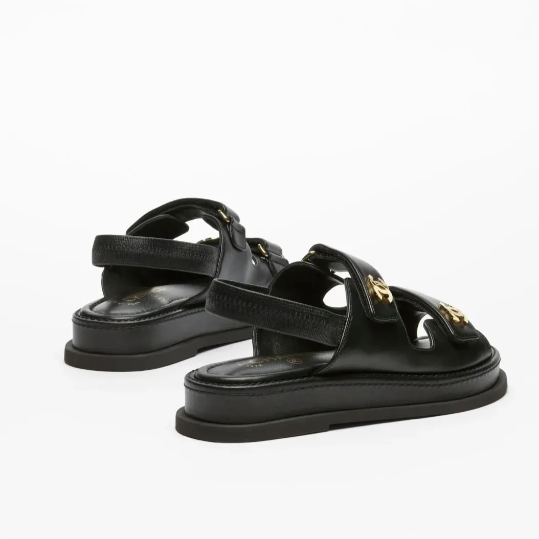 Chanel Sandals Black