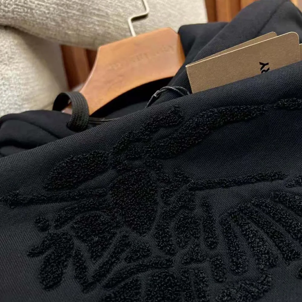 Burberry EKD Cotton Hoodie for Men in Black