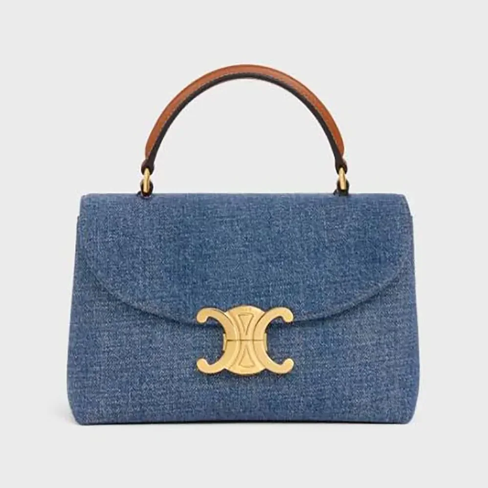 Celine Teen Nino Bag in Denim for Women