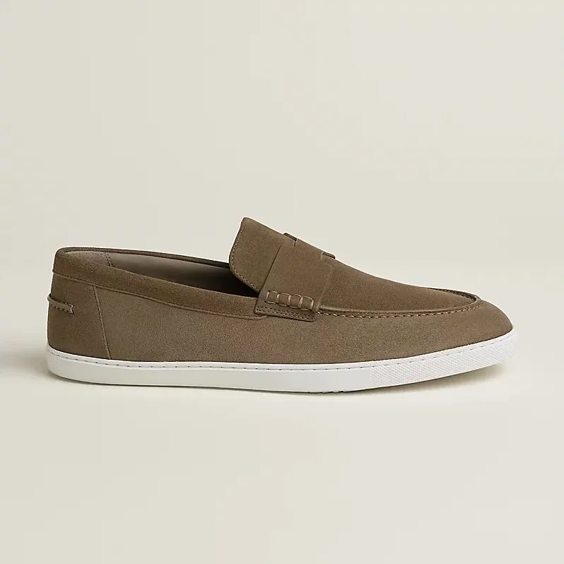Hermes Job Loafers Etoupe Hermes Job Loafers Etoupe