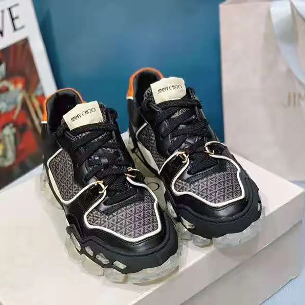 Jimmy Choo Diamond X Trainer/F Low-Top Trainers for Women in Black Jimmy Choo Diamond X Trainer/F Low-Top Trainers for Women in Black
