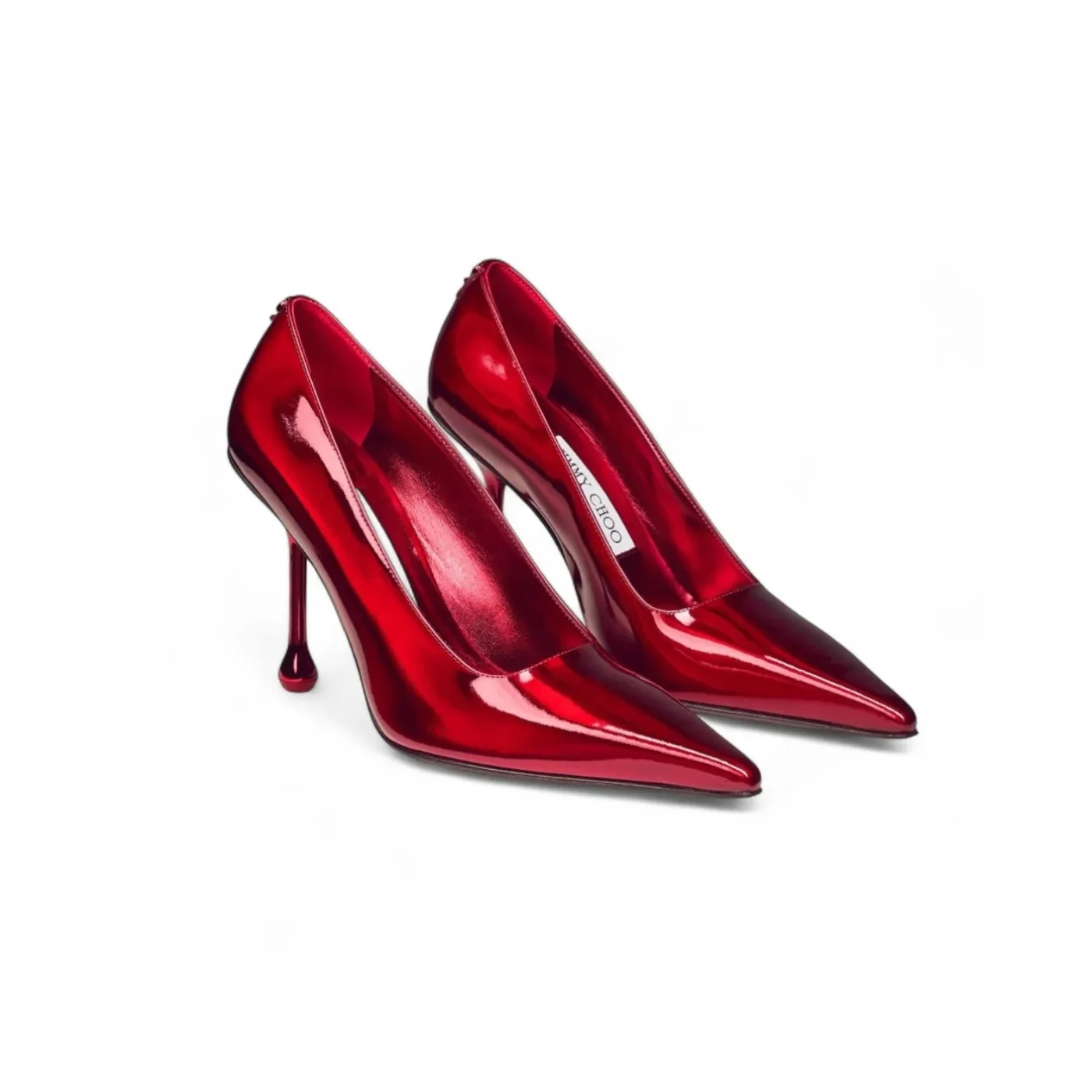 Jimmy Choo Ixia 95 Pumps Ruby Red IXIA95GXH