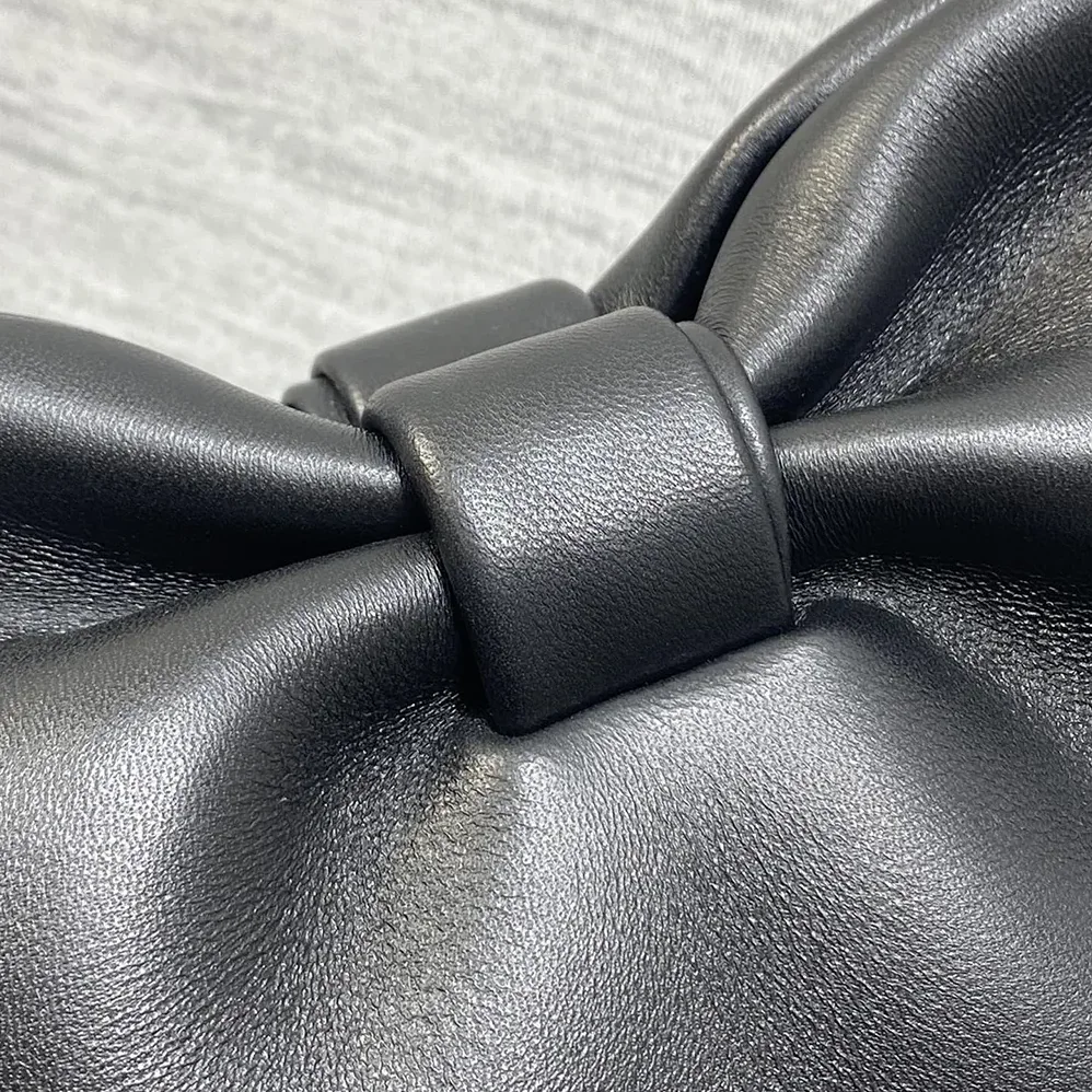 Dior Small Dior Bow Bag Black Lambskin for Women