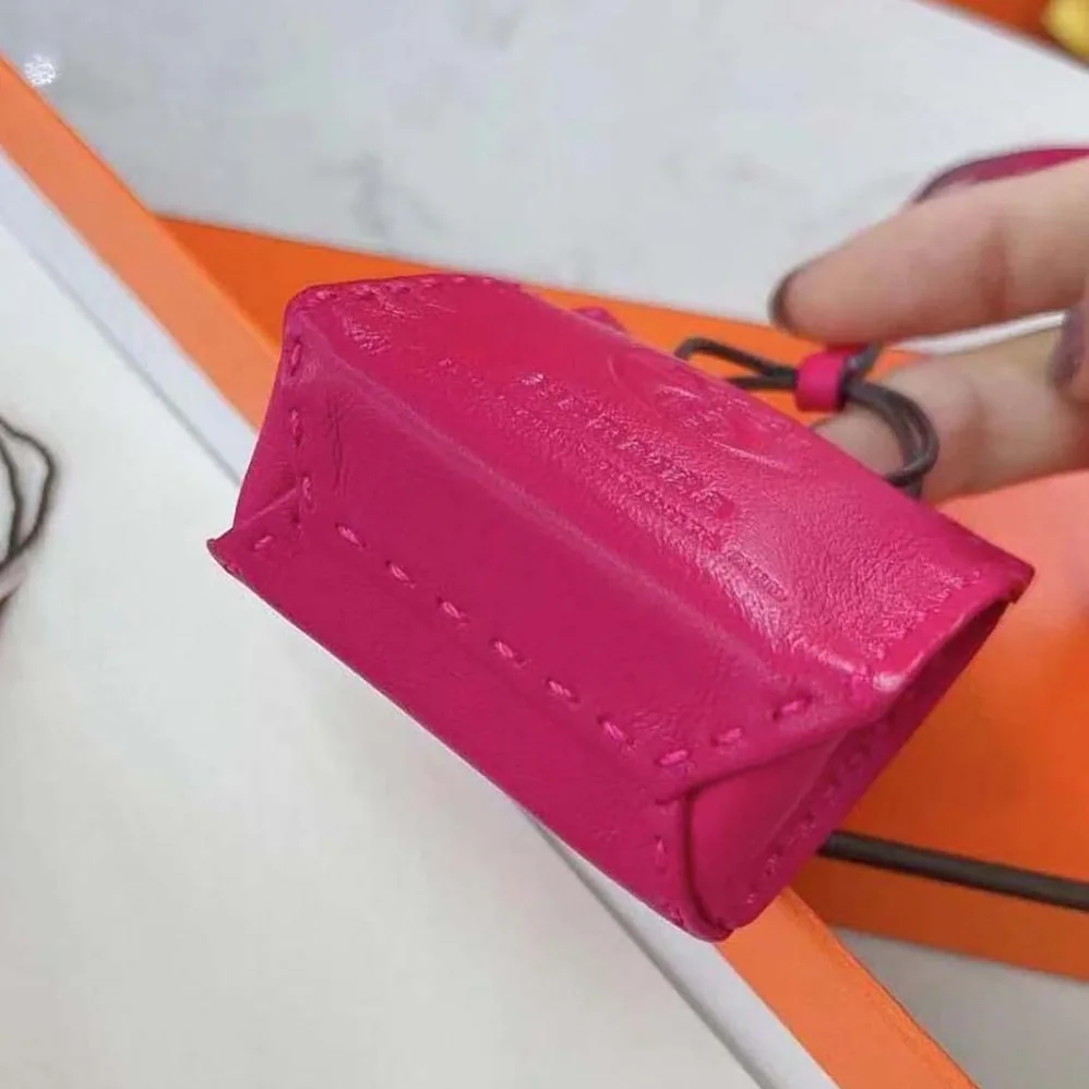 Hermes Pink Bag Charm Hermes Pink Bag Charm