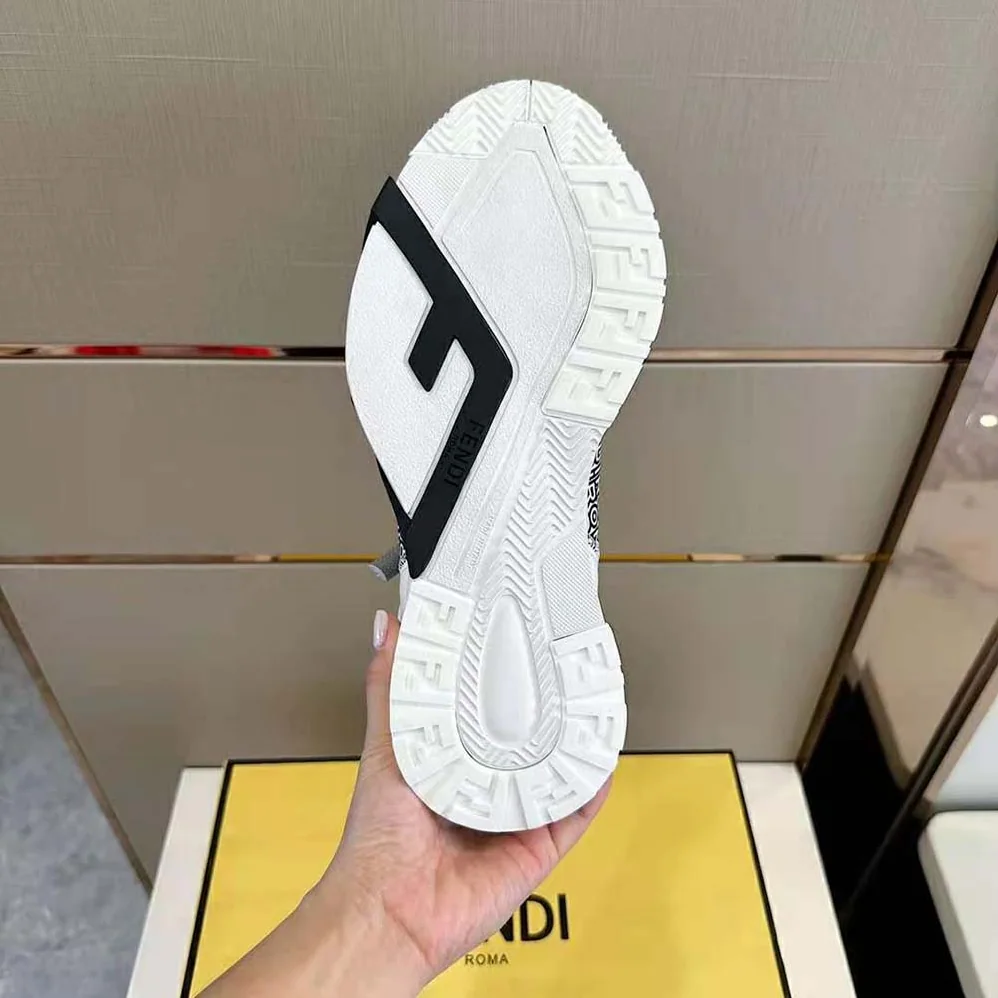 Fendi Flow White Nylon Fendi by Marc Jacobs Running Sneakers for Men