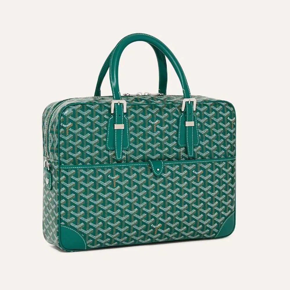 Goyard Ambassade MM Document Case for Women in Green Goyard Ambassade MM Document Case for Women in Green