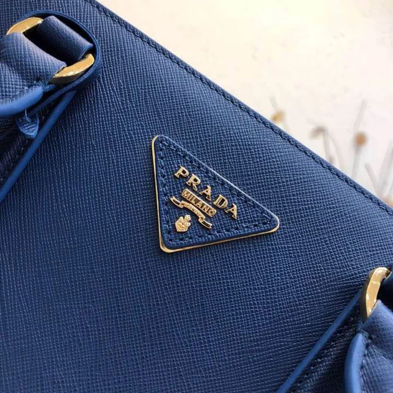Prada Prada Galleria Bag in Saffiano Leather for Women in Blue