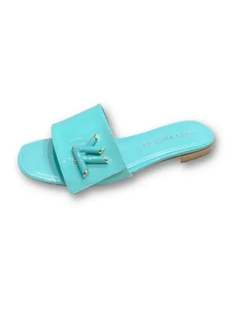 Louis Vuitton Shake Flat Mule Jade Green Louis Vuitton Shake Flat Mule Jade Green