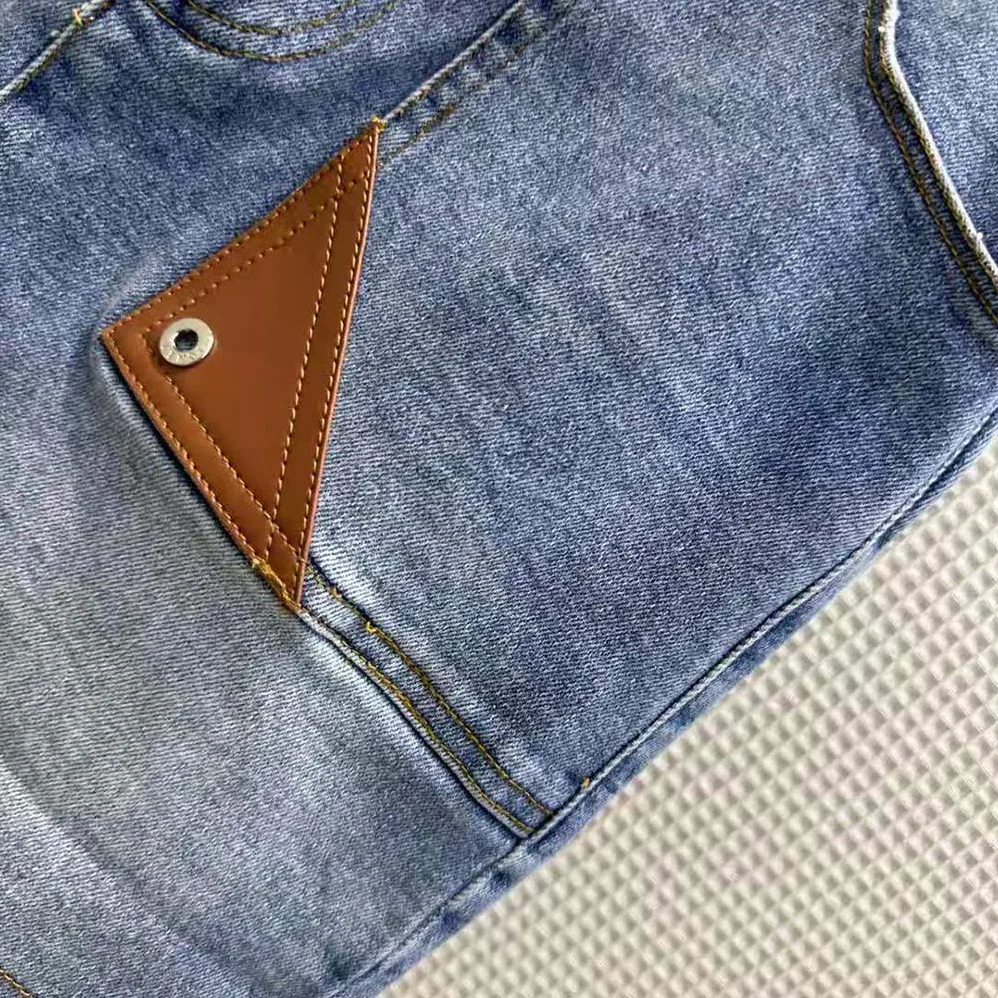 Fendi Blue Denim Skirt with a Medium for Women in Low Waistline