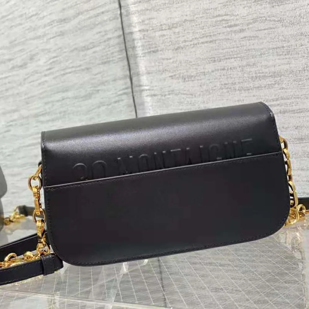 Dior Small 30 Montaigne Avenue Bag Black Box Calfskin for Women Dior Small 30 Montaigne Avenue Bag Black Box Calfskin for Women