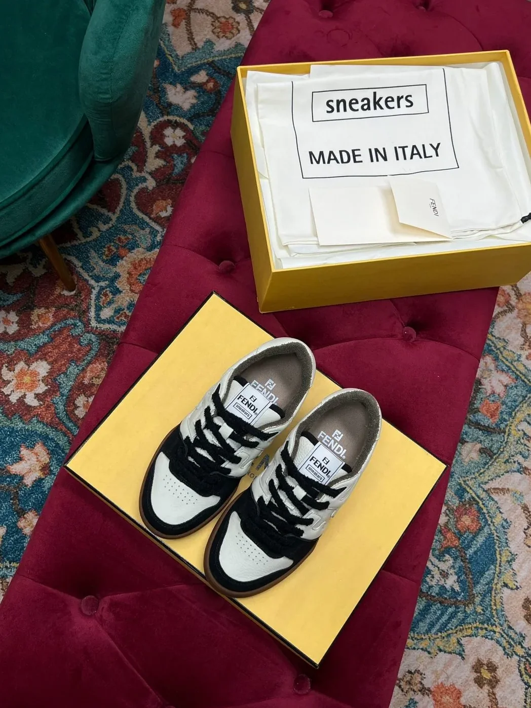 Fendi Match Low Tops In Black 8E8252AHH2F1FZB