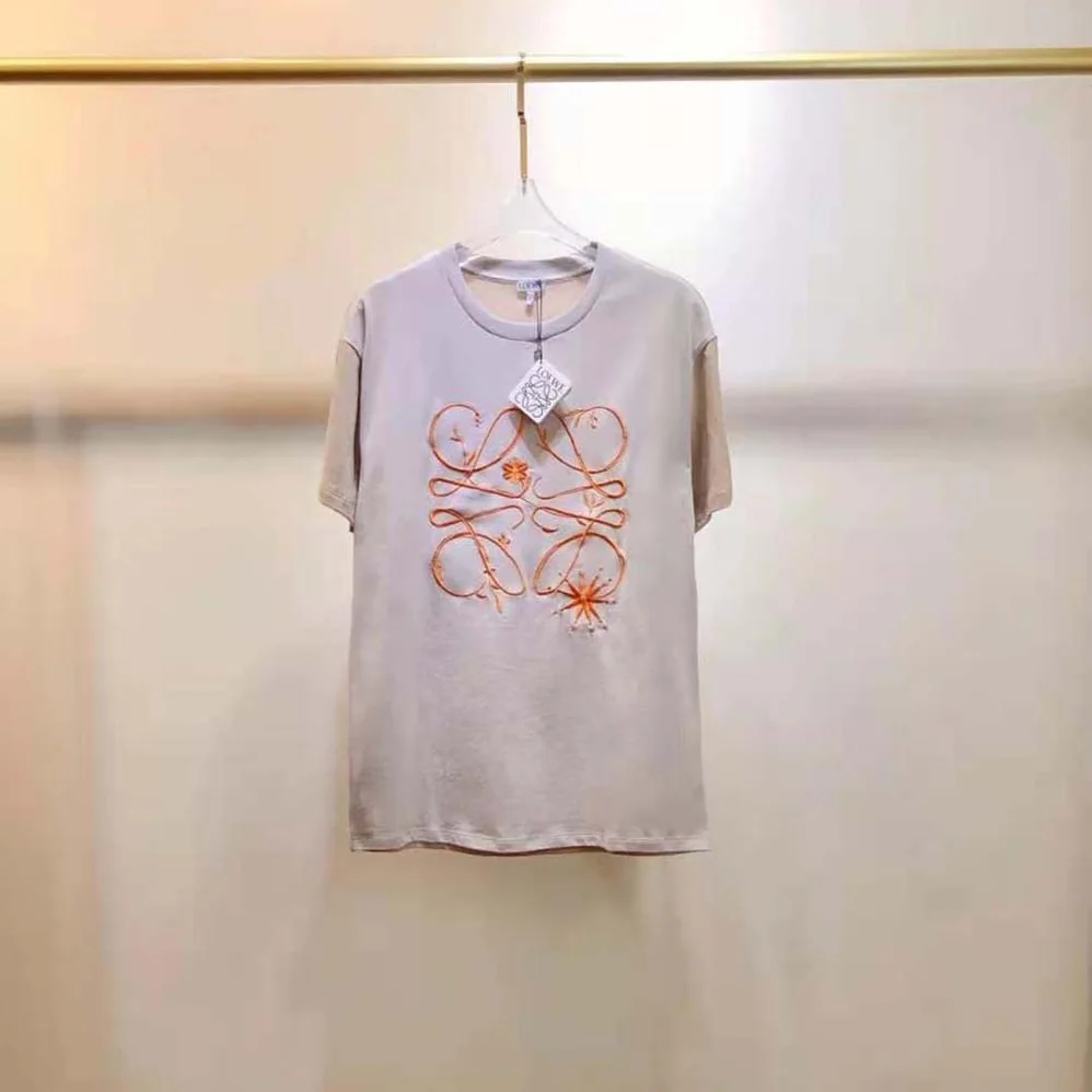 Loewe Boyfriend Anagram T-shirt in Cotton for Women in Brown