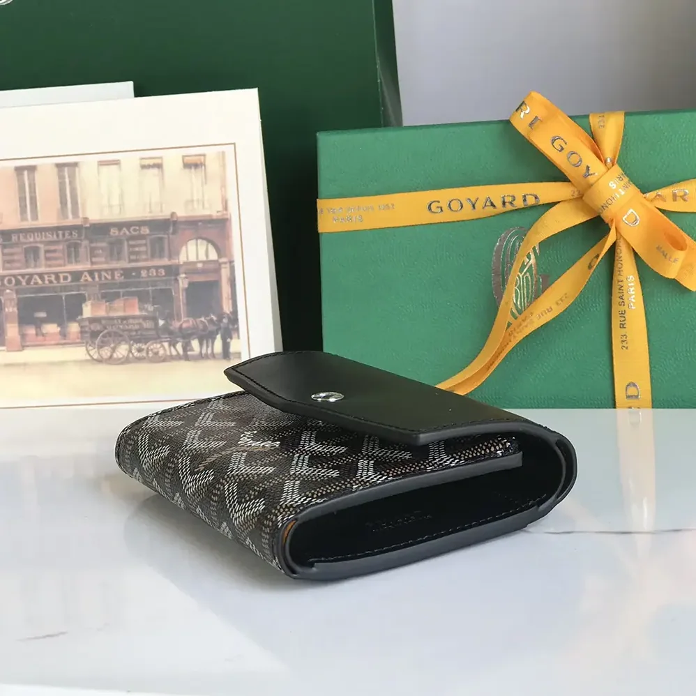 Goyard Saint Gabrie Wallet for Unisex in Black